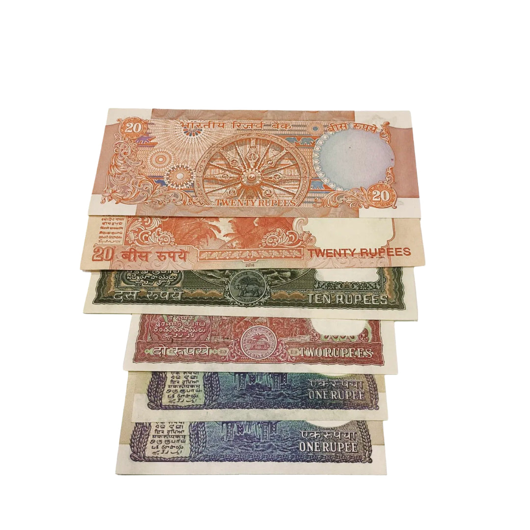 old notes 1 2 10 and 20 same lower number 000064 different denominations and governors rare collectible - Collection Bazzar