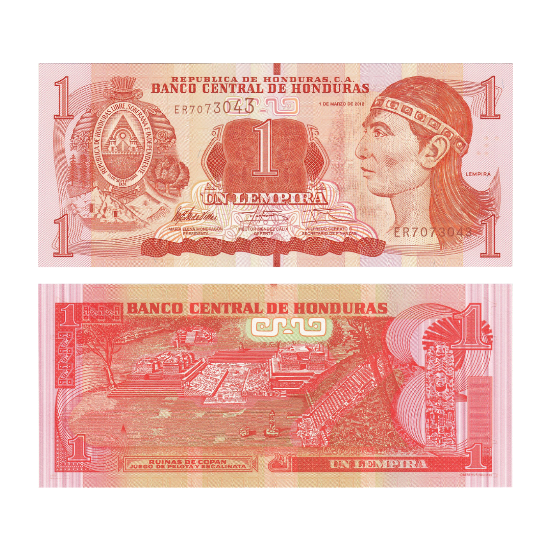 1 Lempira Central Bank of Honduras unc Condition - Collection Bazzar