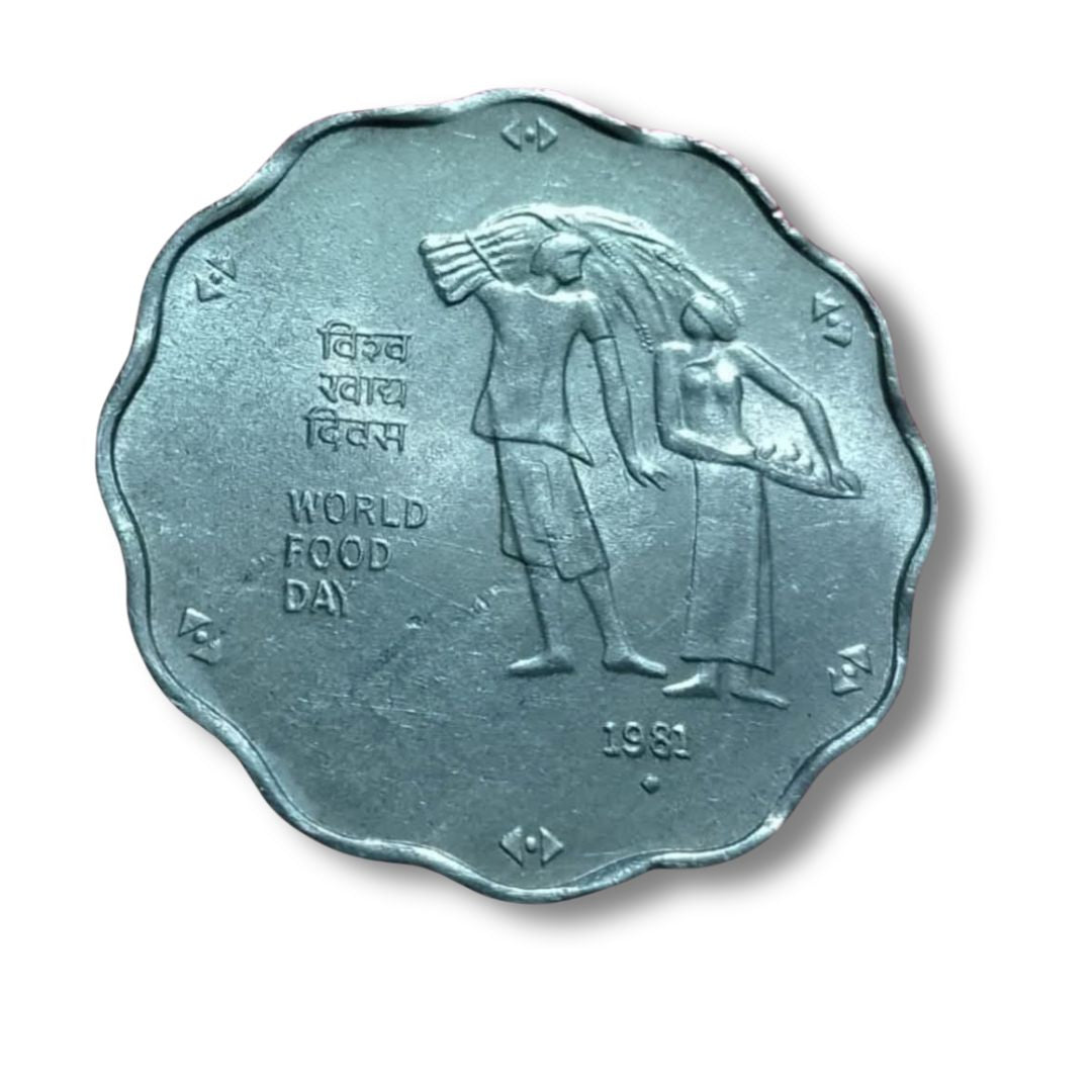 10 Paise World Food Day Coin | FAO Issue | Copper-Nickel | Excellent Condition