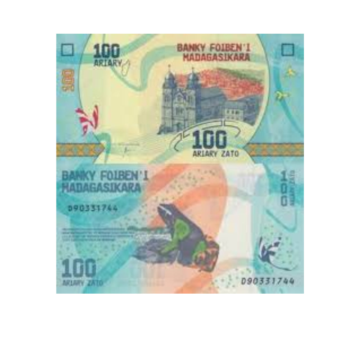 100 Ariary Madagascar unc condition - Collection Bazzar