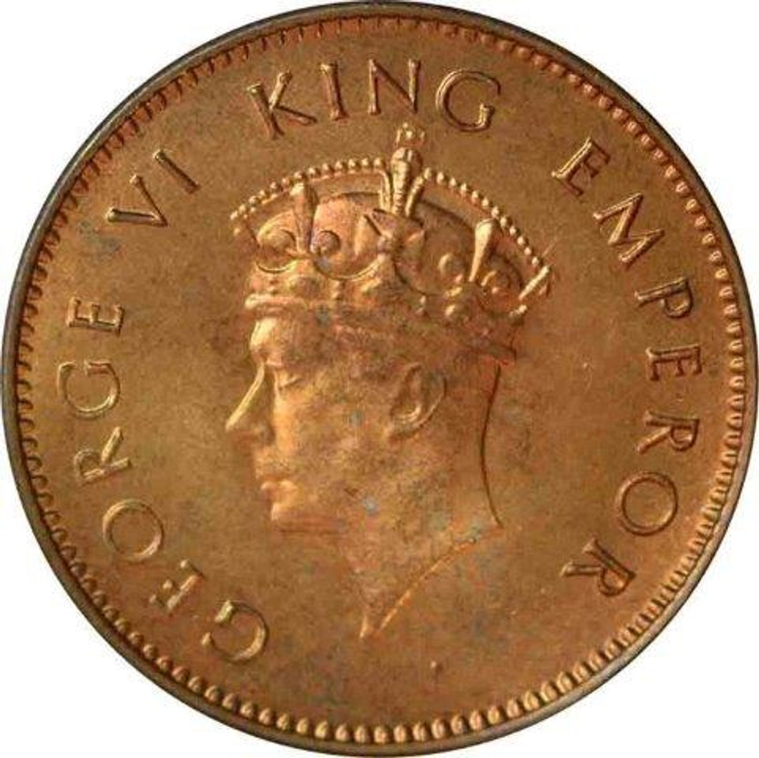 One Quarter Anna 1938 George V King Given Different Good Condition