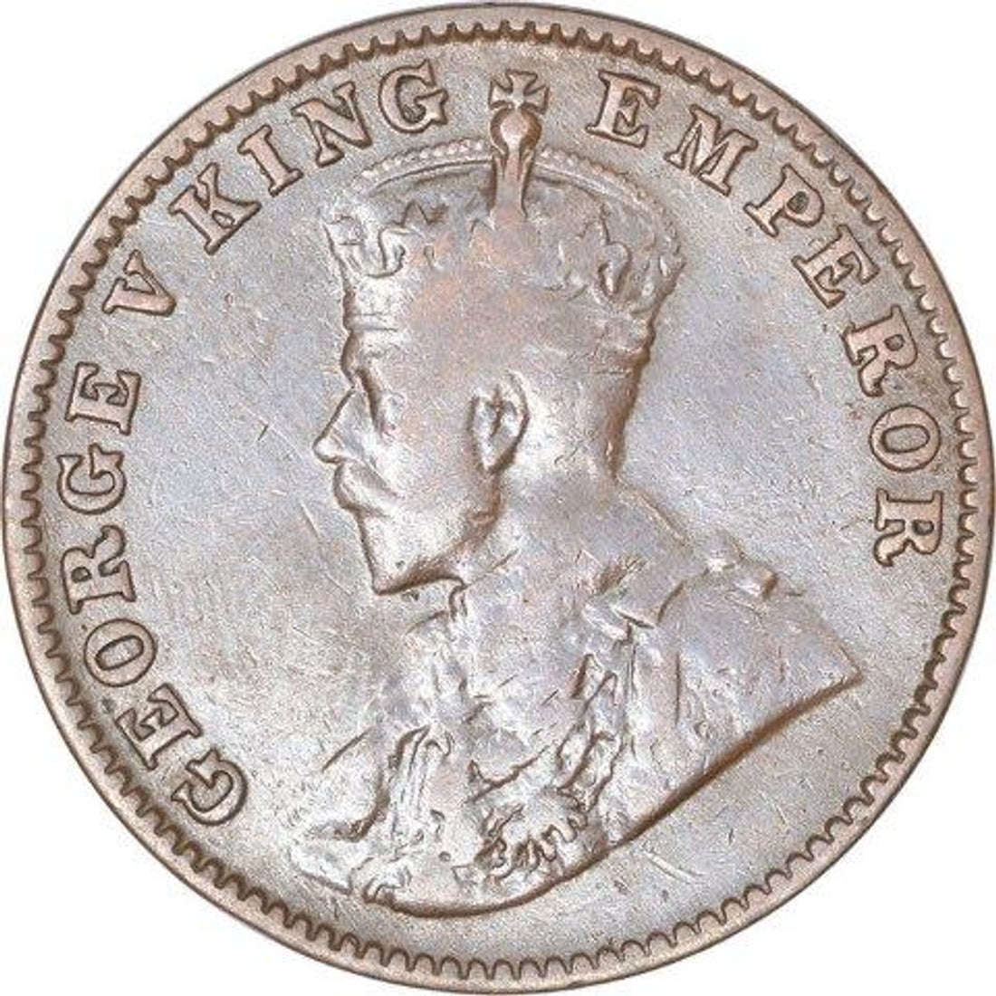 One Quarter Anna 1924 George V King Given Different Good Condition