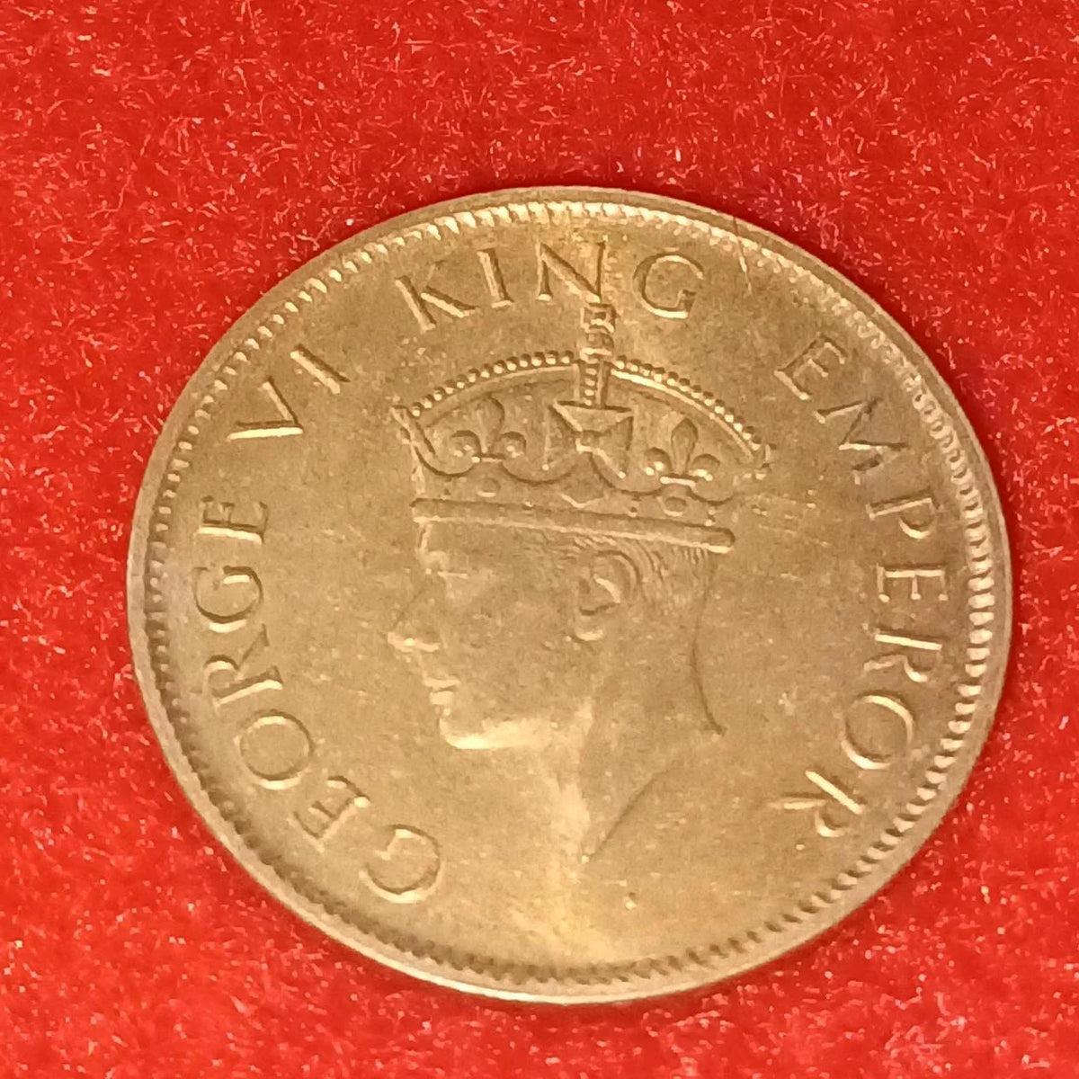 One Quarter Anna 1941 George V King Given Different Good Condition