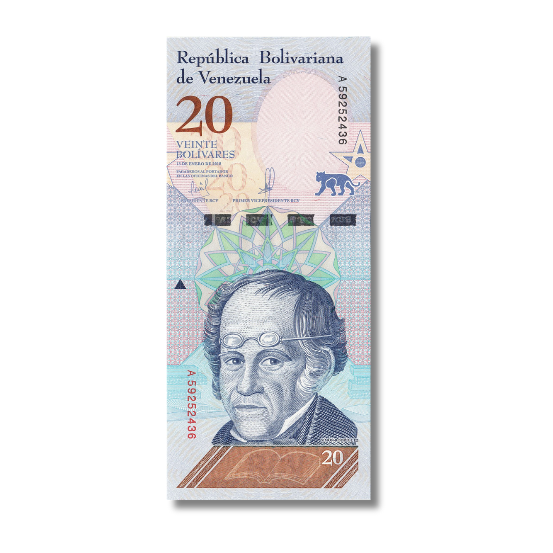 20 Veinte Venezuela unc condition - Collection Bazzar