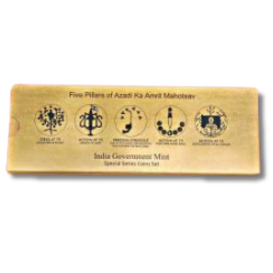 2022 Azadi Ka Amrit Mahotsav Special Coin Series Set | 75th Anniversary | Excellent Condition