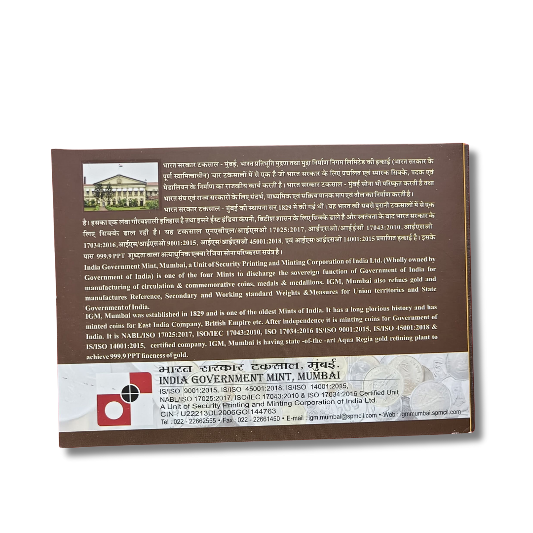 Rs 800 Coin 2800th Nirvan Kalyanak of Parshvanath Bhagwan