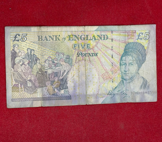 5 Pounds - Elizabeth II Bank of England Used Condition - Collection Bazzar