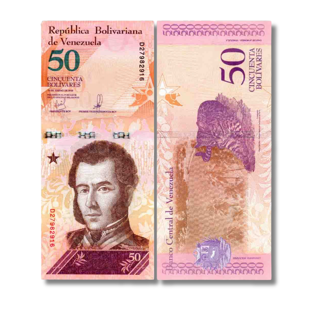 50 Cincuenta Venezuela unc condition - Collection Bazzar