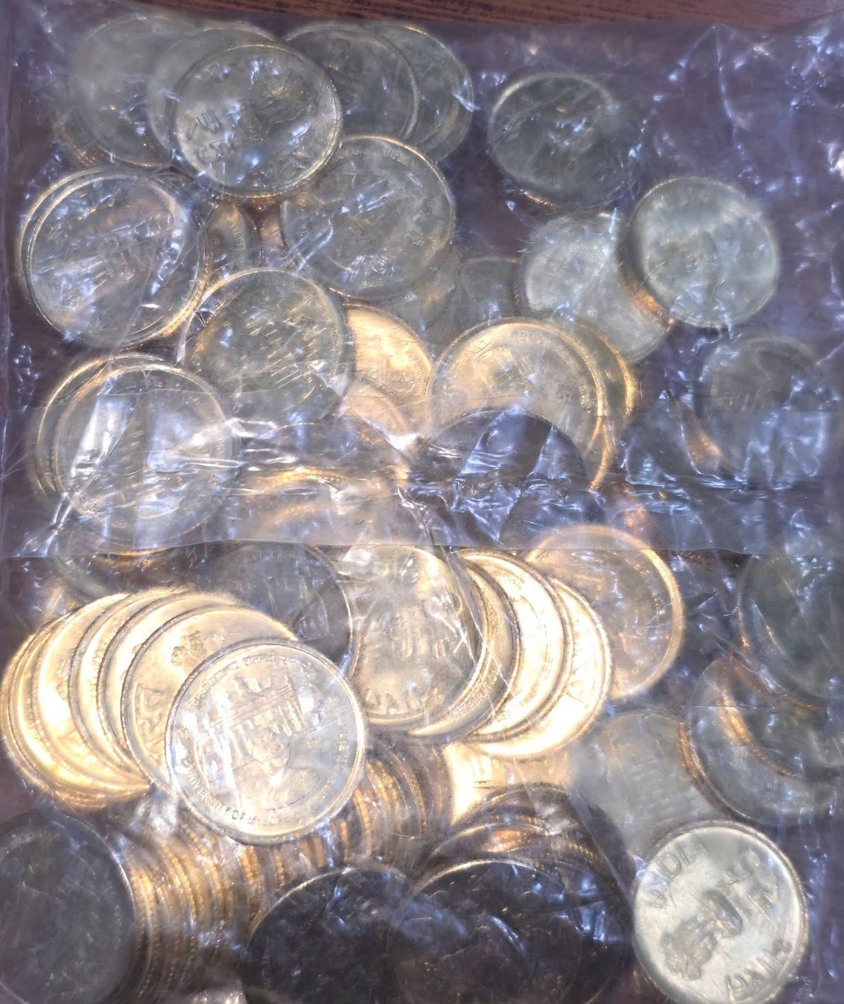 5 RUPEES MYSORE UNIVERSITY PACKET BOMBAY 100 Coin Rare