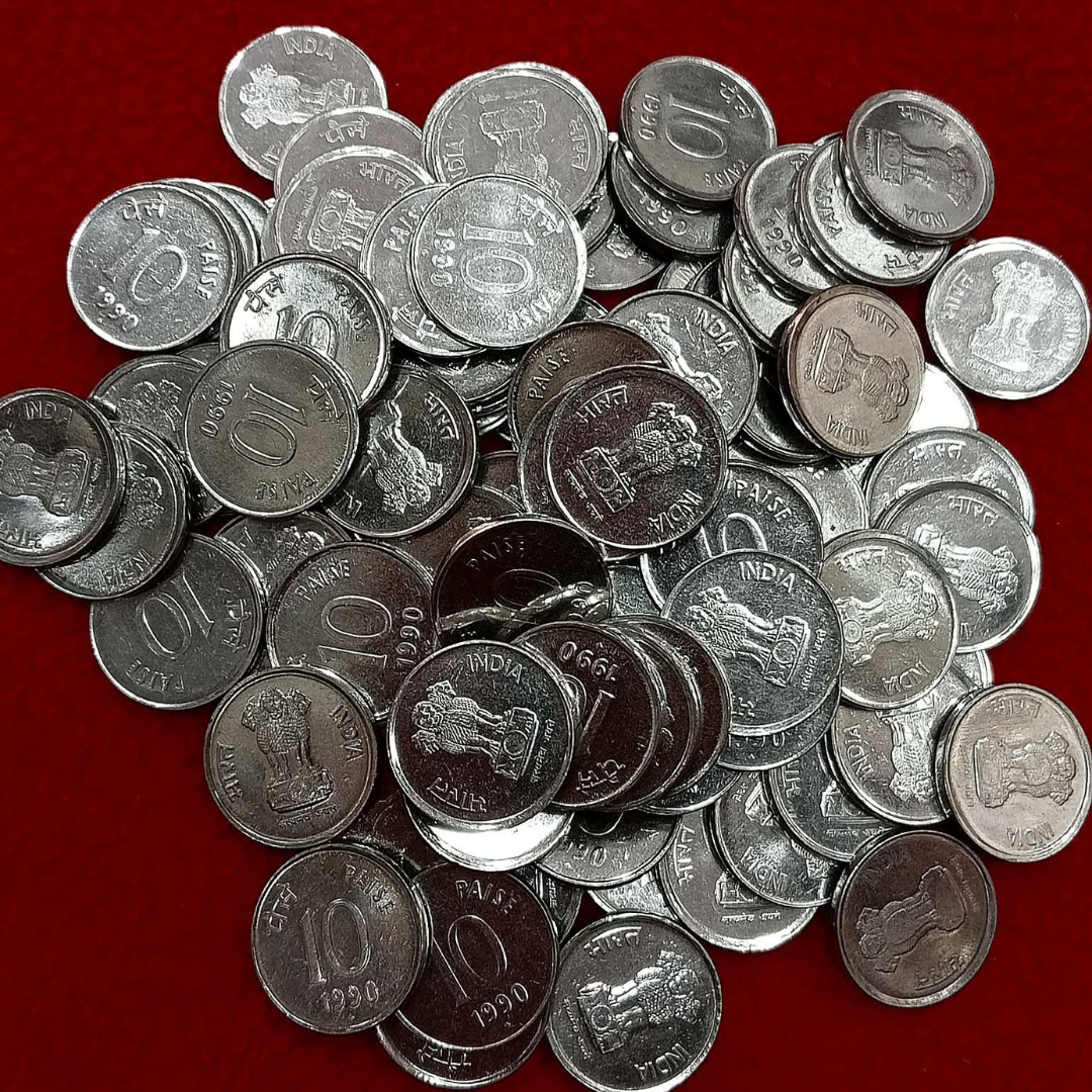 10 Paise Mix Year Mix Mint 100 PCS Lot Packet