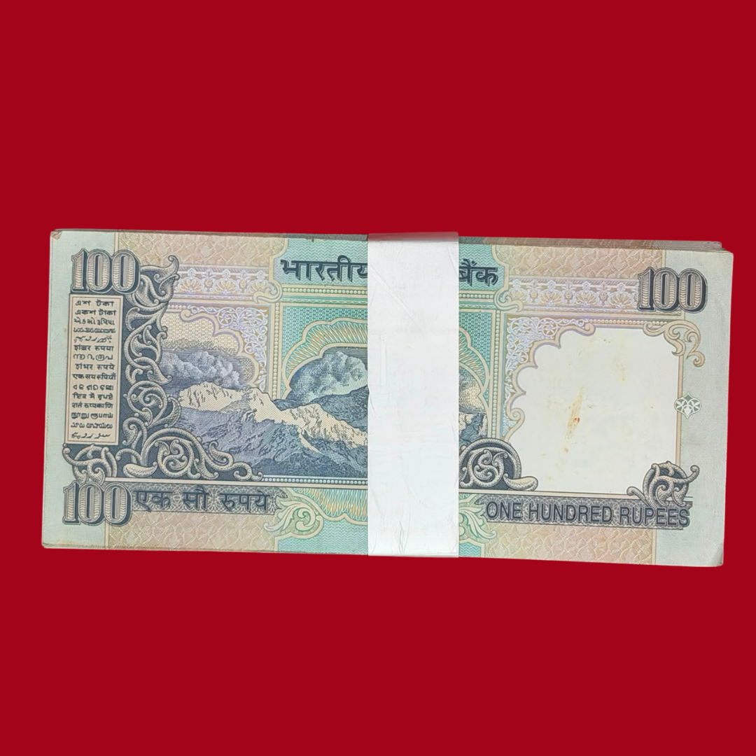 Rs 100 Old Packet Birthday & Anniversary 200101 Gov Y V Reddy 20 jan birthday