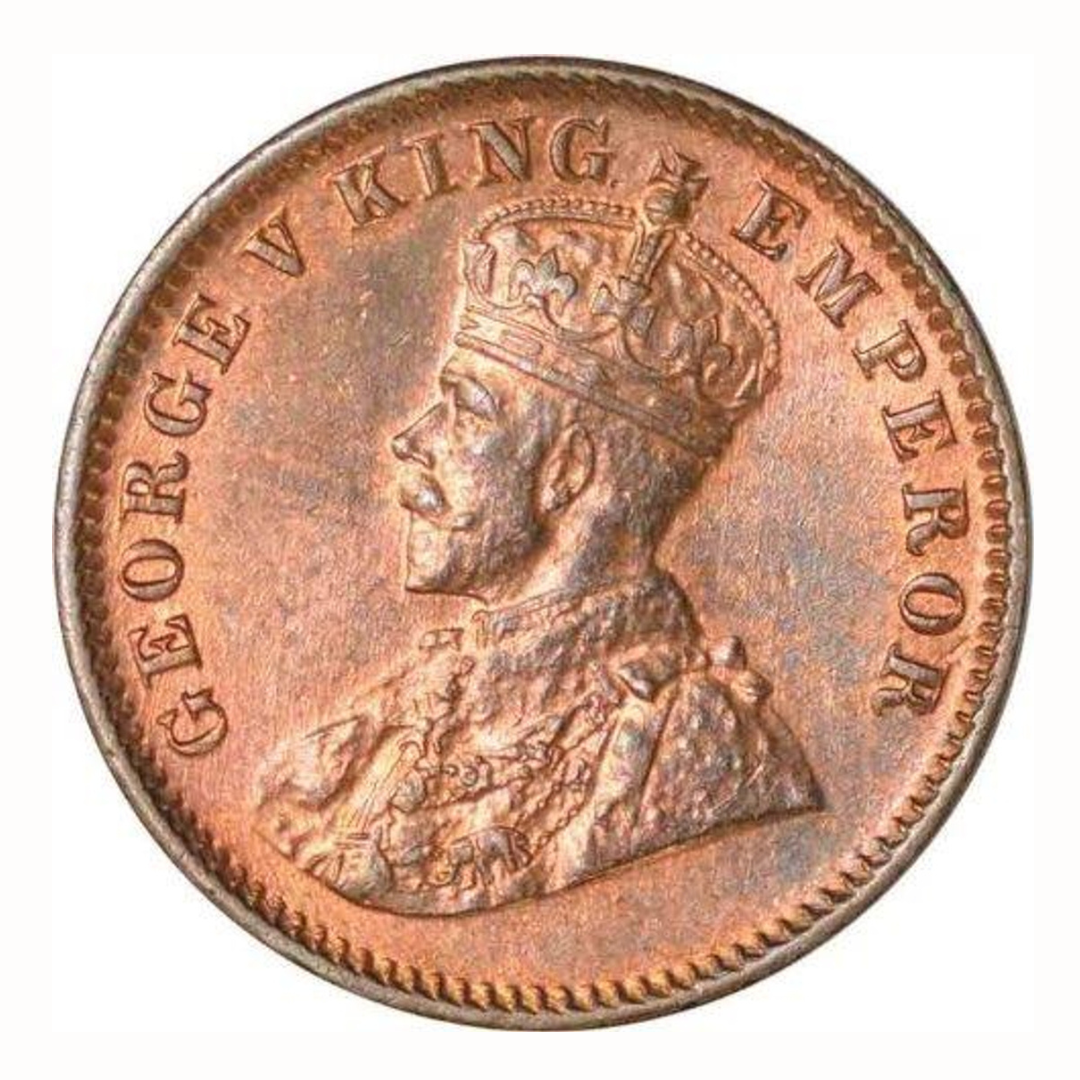 One Quarter Anna 1913 George V King Given Different Good Condition