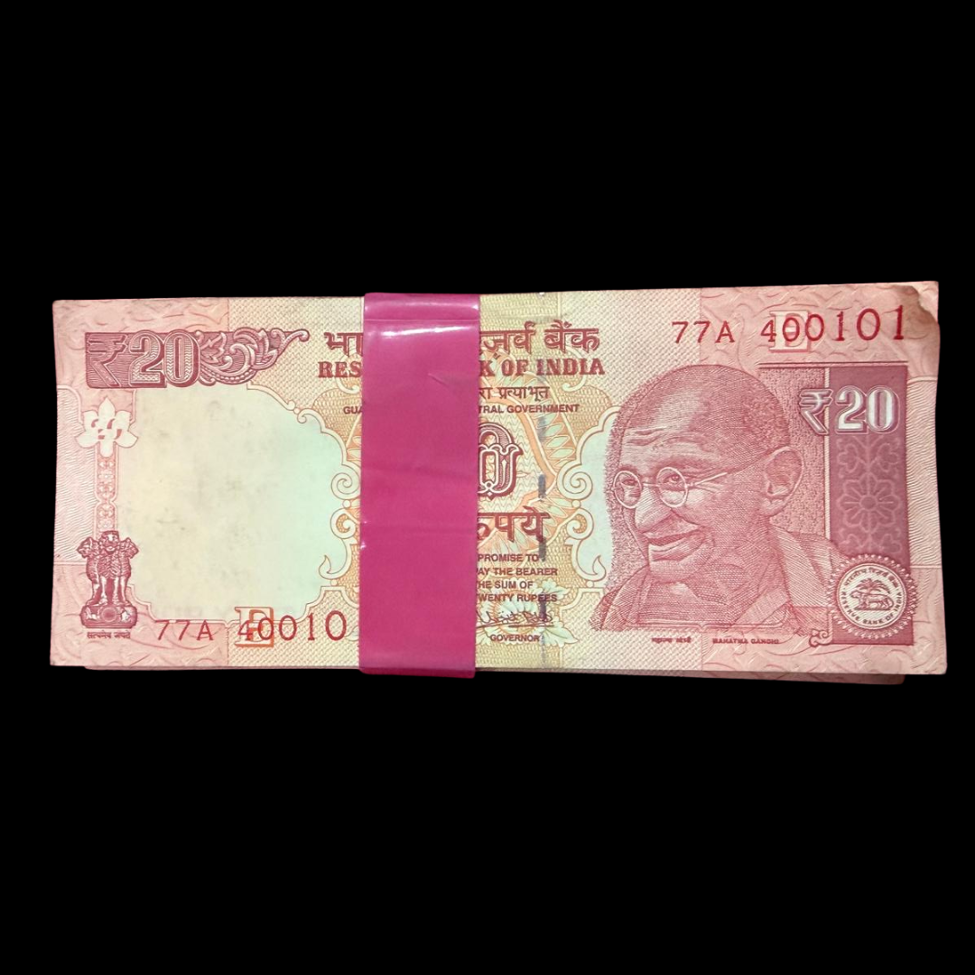 Rs 20 Serial Packet Governor Urjit Patel Rare Collectible