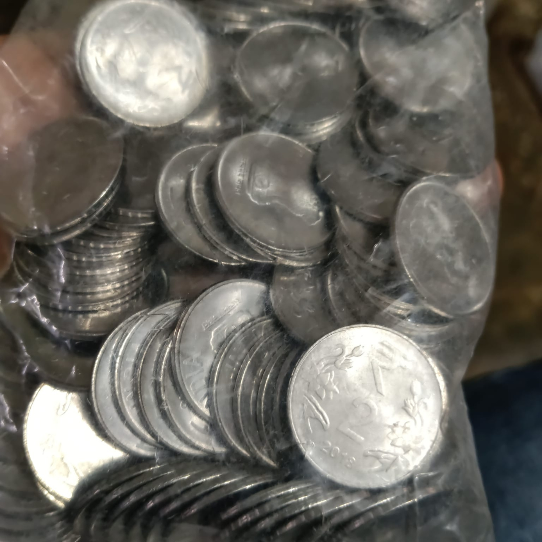 Rs 2 Coin Floral Design Given Any Year Any Mint 100 PCS Packet