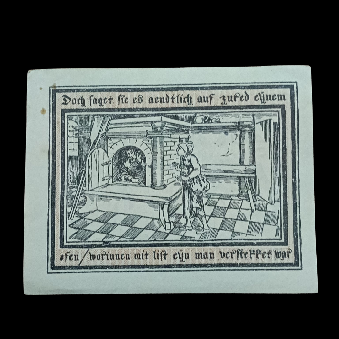 1.5 Mark Banknote, Germany, Pritzwalk, personnage, 1922