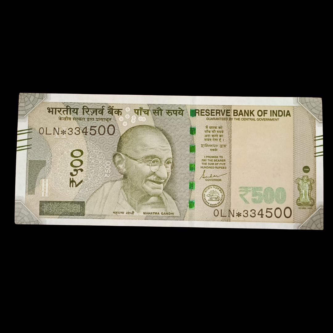 Rs 500 Star Note Serial 334500 Number Rare Item Collectible