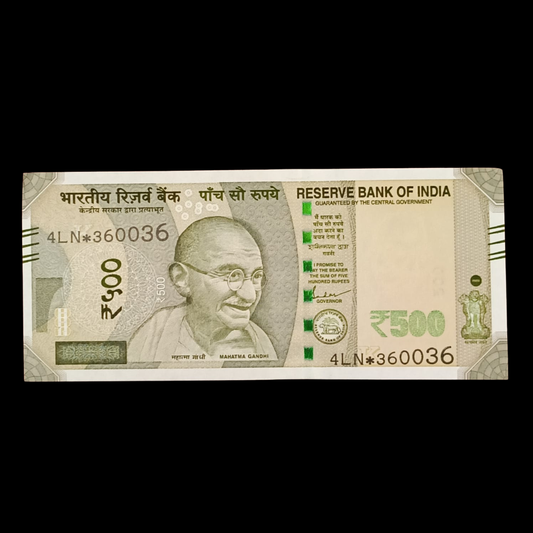Rs 500 Star Note Fancy Number 360036 Rare Item