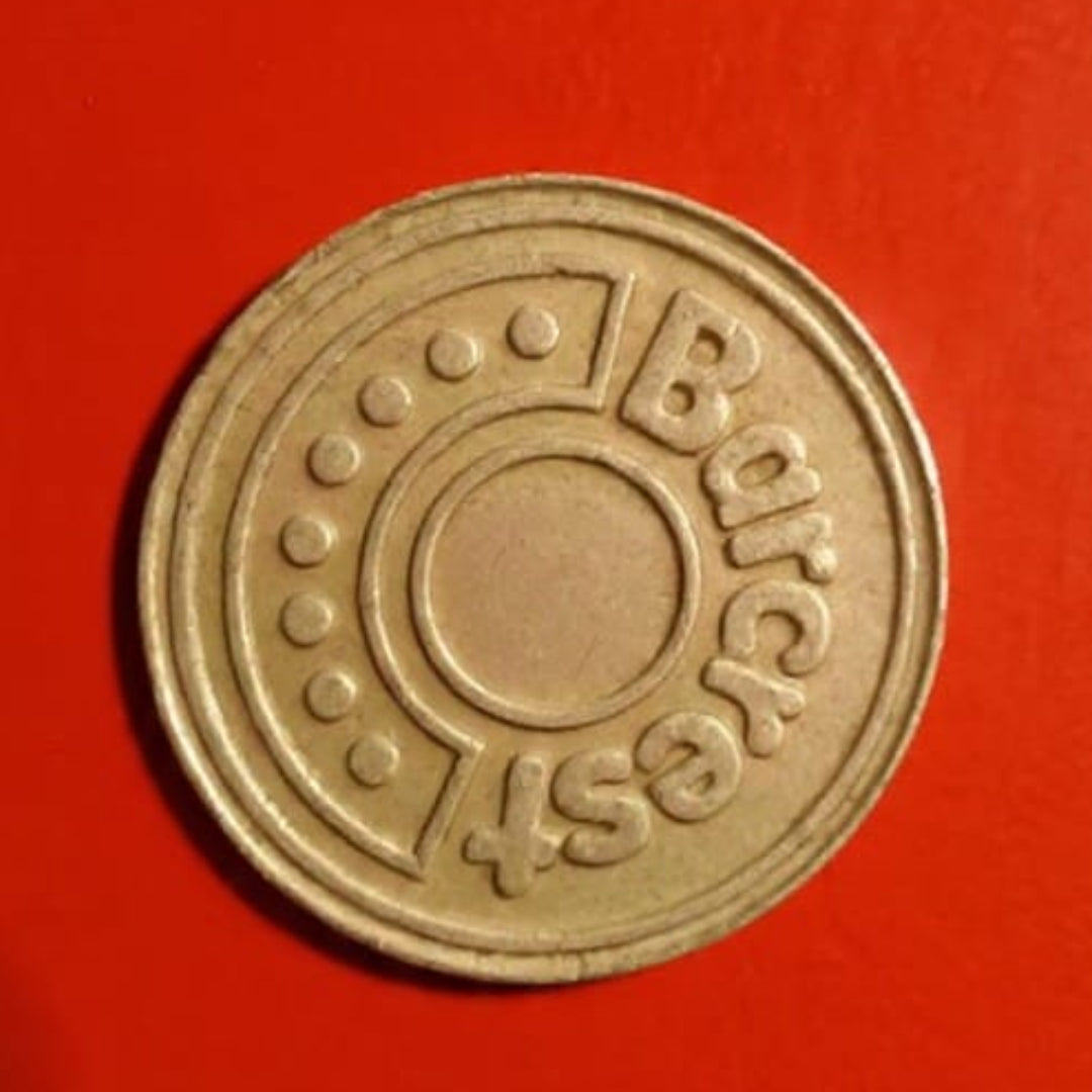 Barcrest Token Coin Concentric Circle & Star Design - Collection Bazzar
