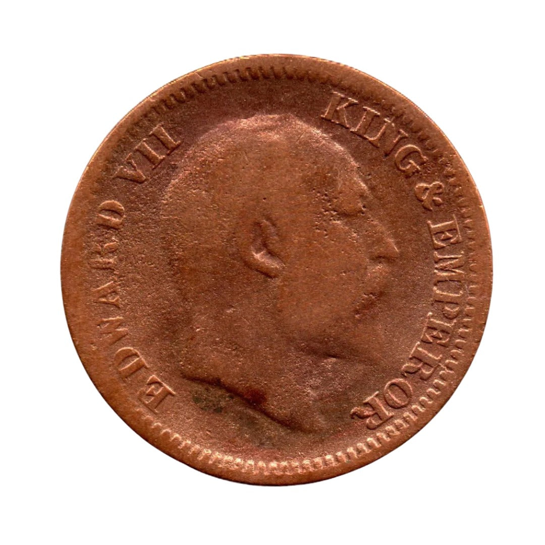 British India 1/2 Pice Edward king And Empire V 1910 Coin rare - Collection Bazzar