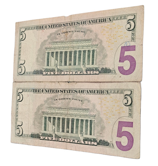 5 dollars