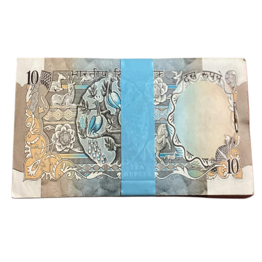 Buy Rs 10 Peacock Issue serial packet 41N 056401 RN Malhotra sign - Collection Bazzar