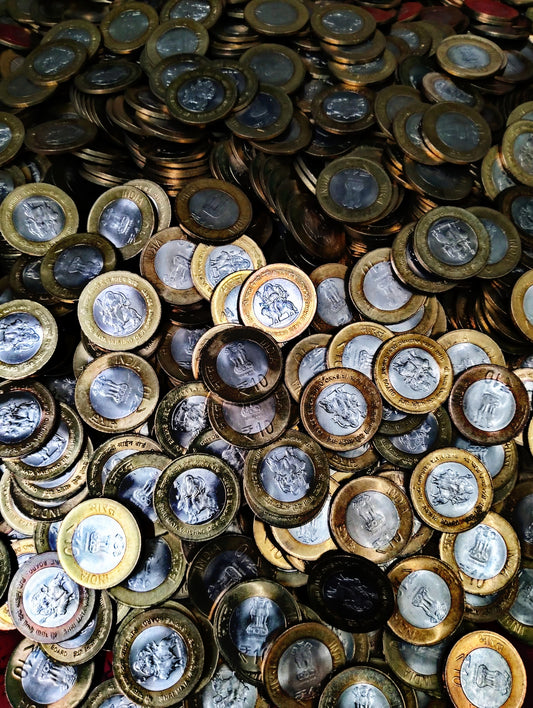 RARE
10 RUPEES VAISHNO DEVI COINS
NOIDA MINT YEAR 2012
TOTAL 100 PEACE KI LOT
CONDITION GEM UB - Collection Bazzar