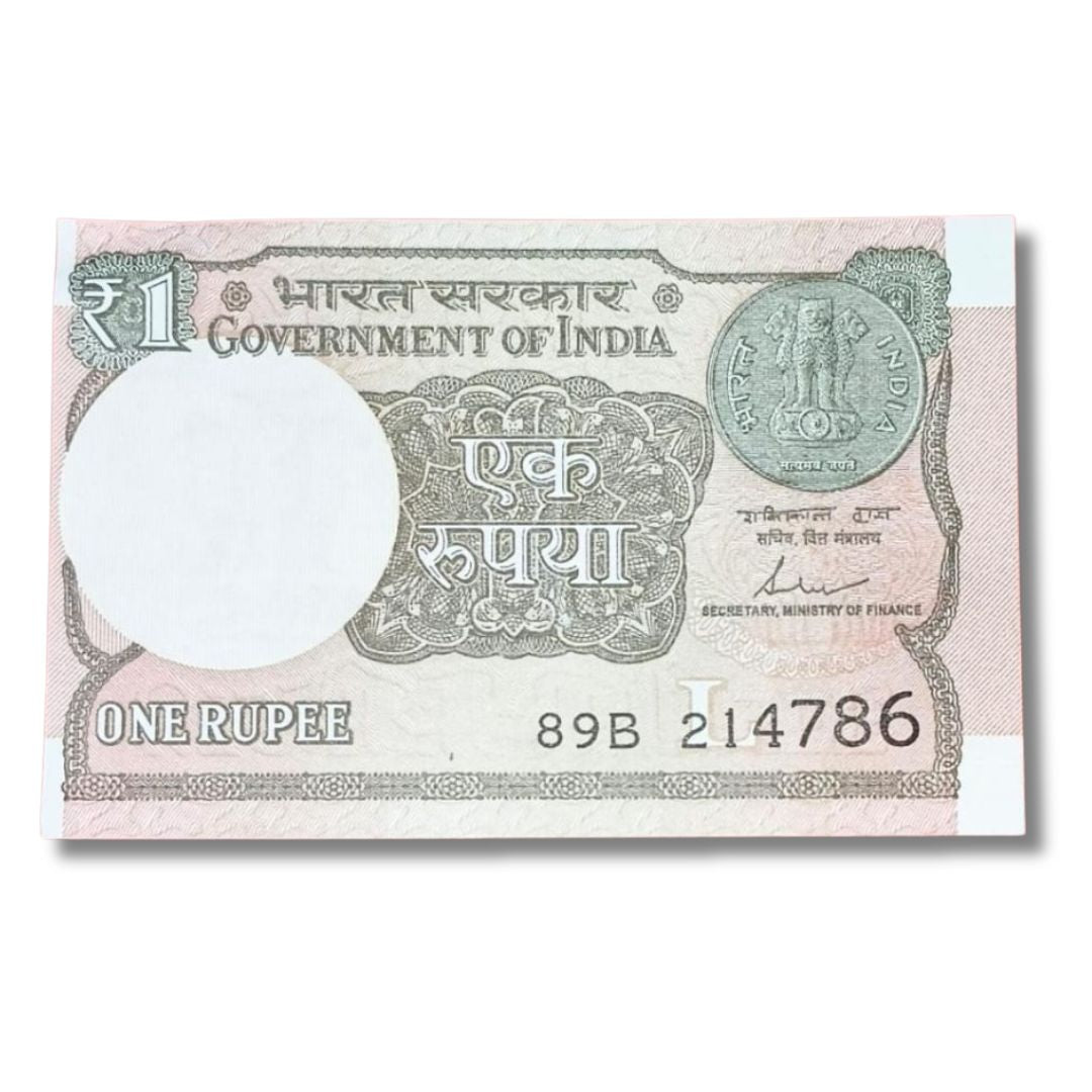 Buy Rs 1 Fancy Note – 214786 Ram Raheem Number | Shaktikanta Das | UNC Condition
