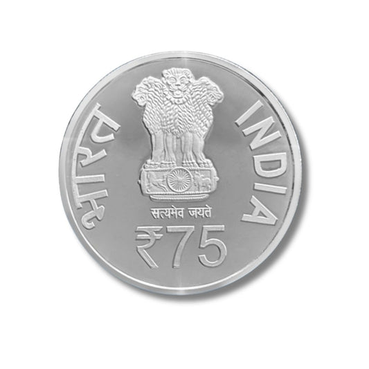 Diamond Jubilee Year of Official Language ₹100 Commemorative Coin