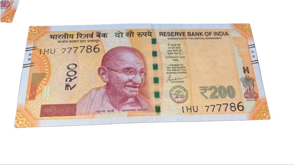 Rs 200 Note Fancy Number Serial 777786 | Rare Collectible items