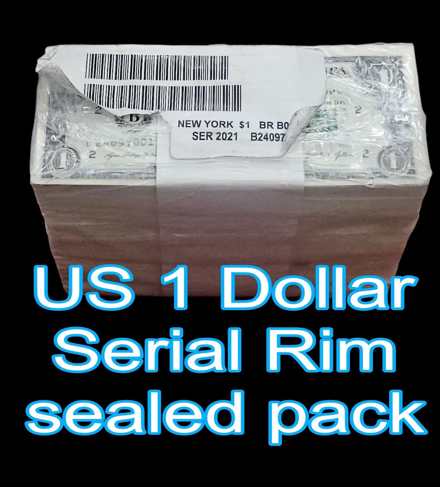 1. US Dollar
Serial Rim 1000 note with ending 786
Sealed pack