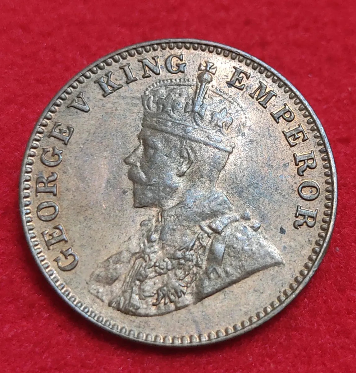 One Quarter Anna 1936 George V King Given Different Good Condition