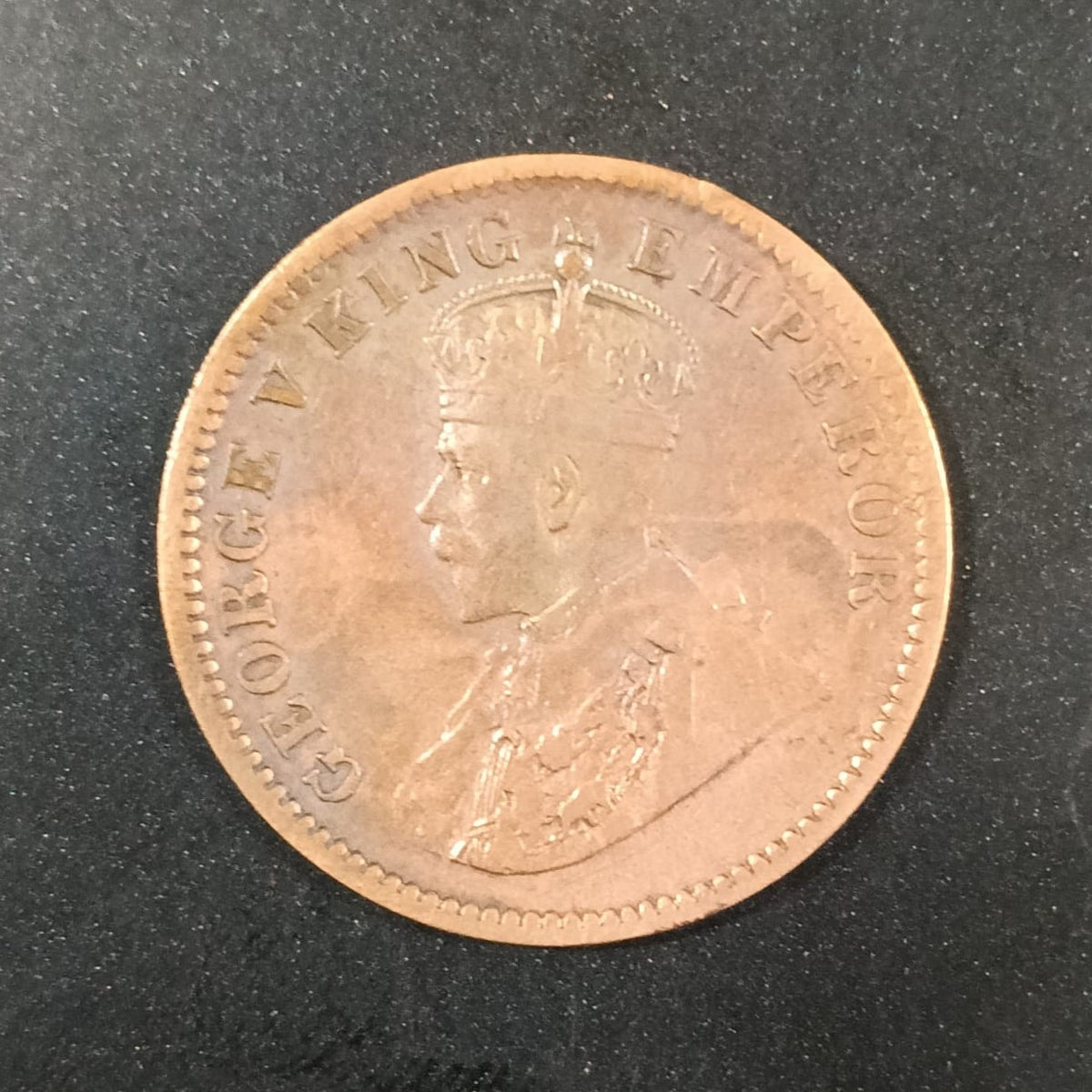 One Quarter Anna 1911 George V King Emperor Rare Item - Collection Bazzar
