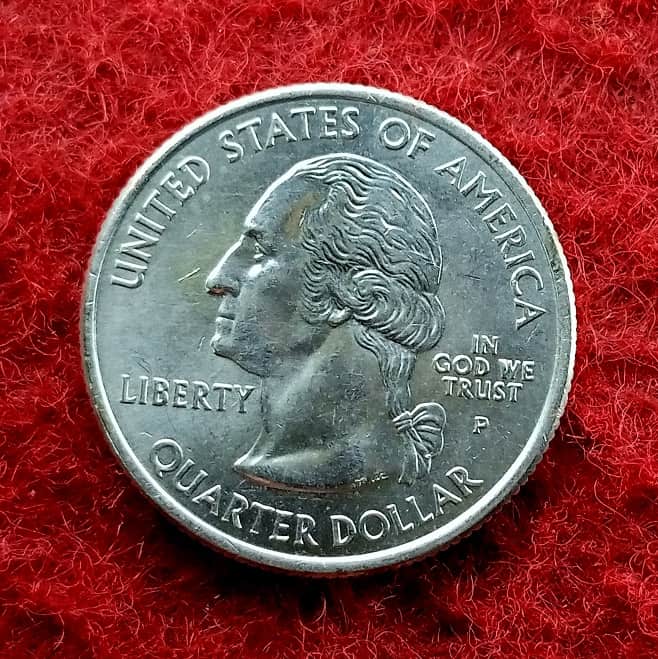 Quarter Dollar Coin USA 1/4 Dollar Nebraska 2006 Chimney Rock - Collection Bazzar