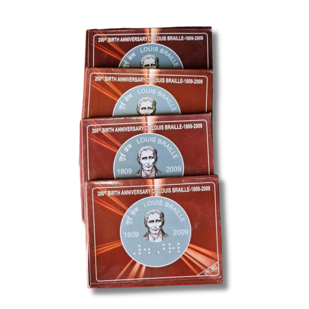 Rs 2 Coin 200th Birth Anniversary of Louis Braille (1809-2009)