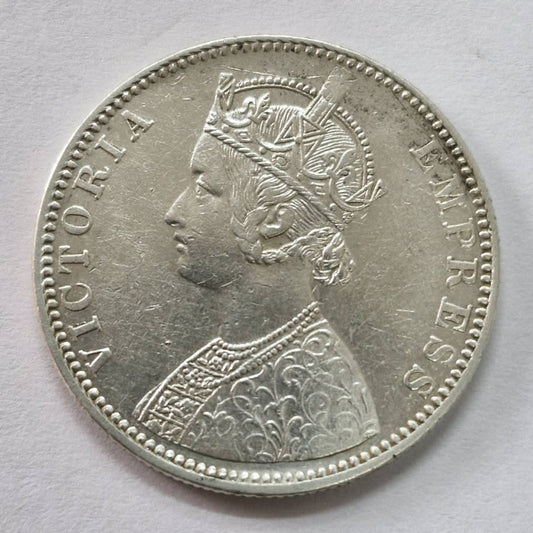 Rs 1 Coin One Rupee 1888 Victoria Empress Good Condition - Collection Bazzar