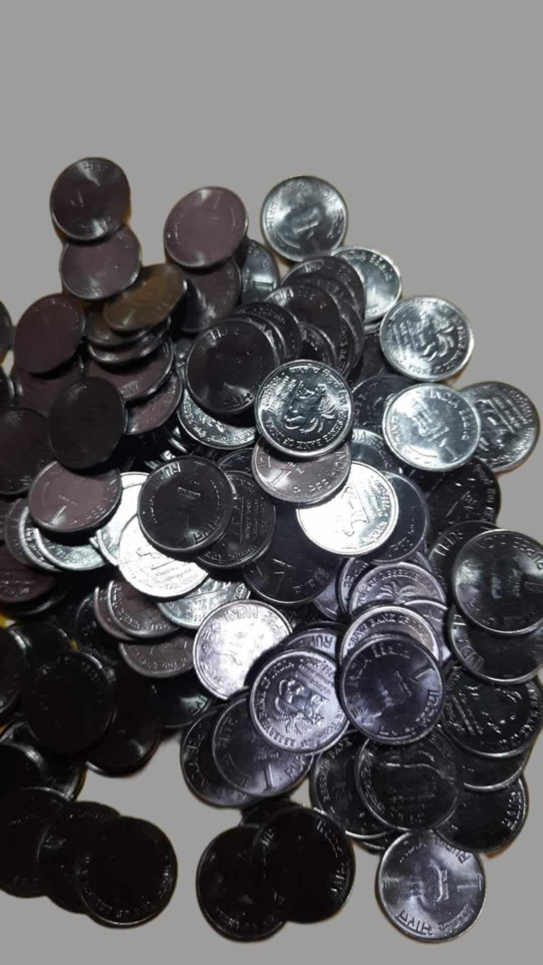 1 Rupees FSS Commerative Coin RBI Platinum Jubilee qty50 PC - Collection Bazzar