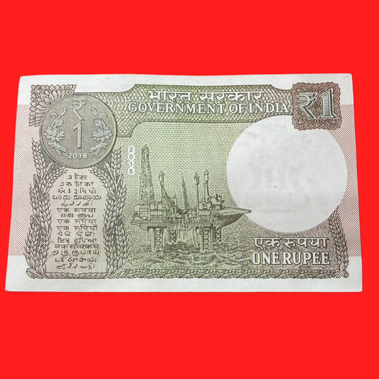 Rs 1 Note 00F Star 110022 Rare Collectible - Collection Bazzar
