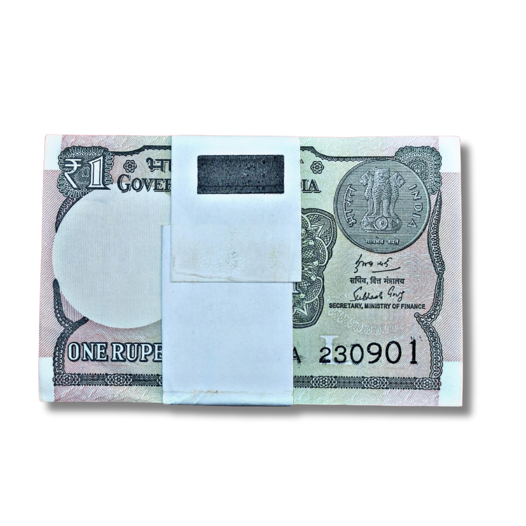 Rs 1 Note Birthday Serial Packet – Serial 230901 (23 September 2001) - Collection Bazzar