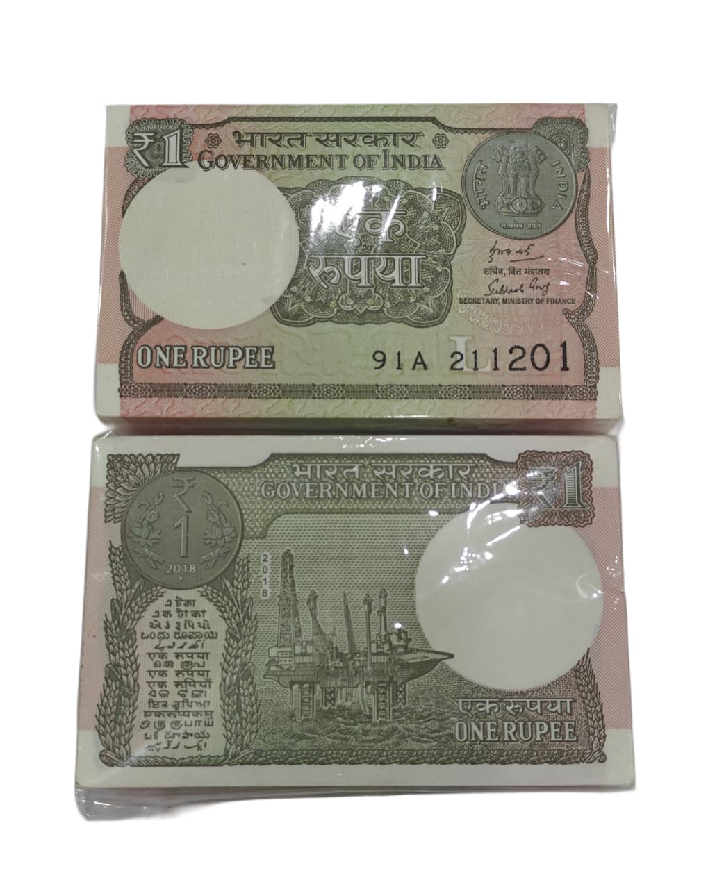 Rs 1 note birthday packet 211201 finance secretary subhash garg rare collectible - Collection Bazzar