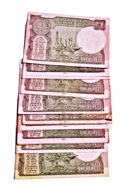 Rs 1 last note of the packet year 2016 - Collection Bazzar