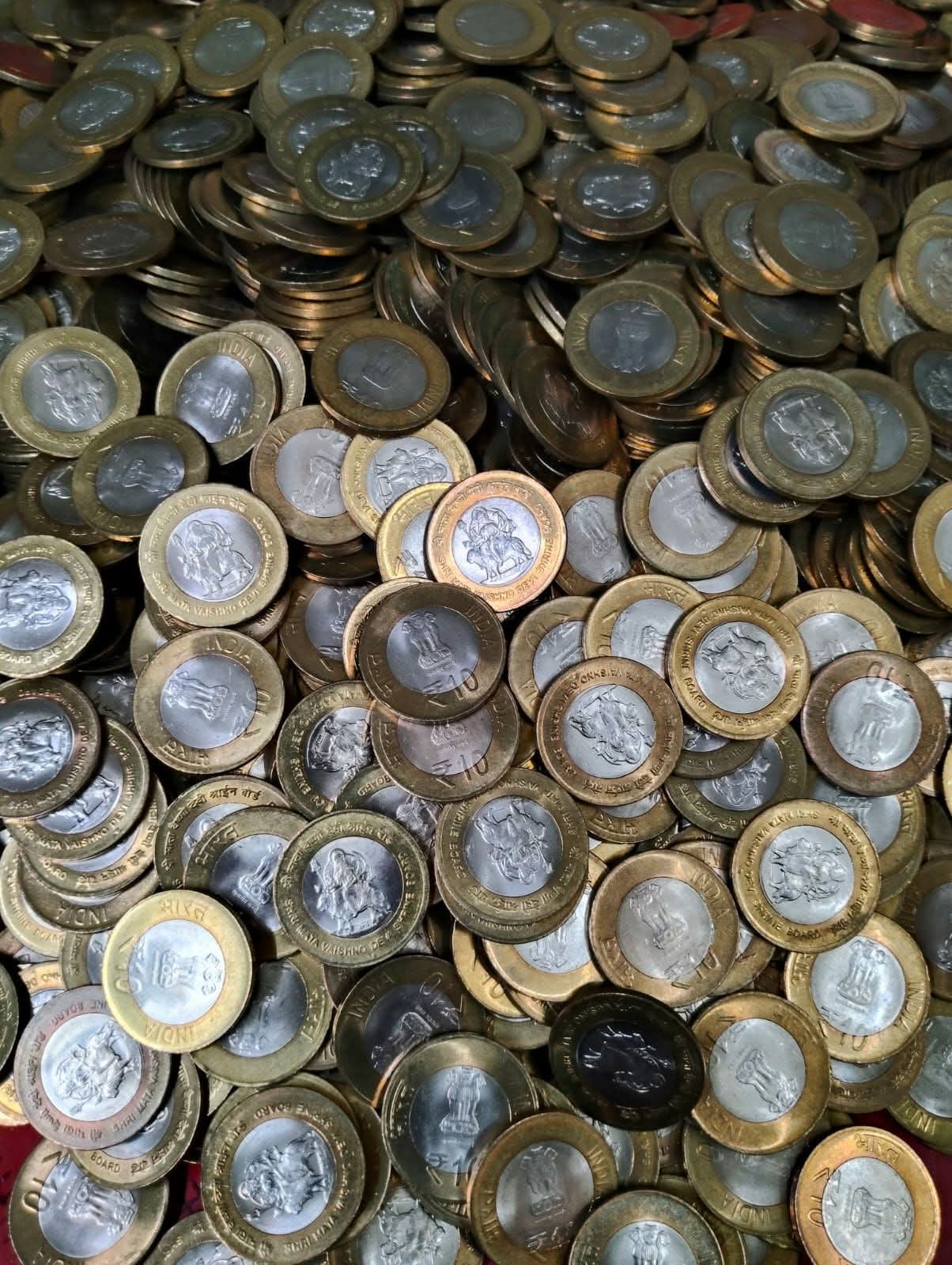 Rs 10 Coin Shri Vaishno Devi Total 100 Pieces UNC Condition - Collection Bazzar