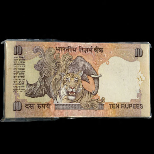 Rs 10 Lower Number 000001 000100 y v reddy governor Packets Rare - Collection Bazzar