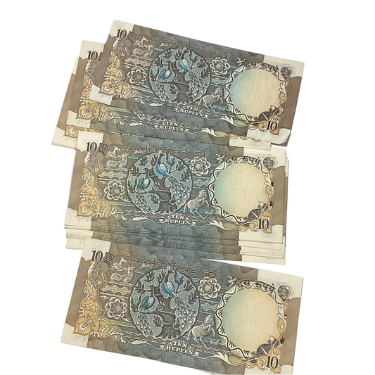 Rs 10 Note Peacock Issue Each Note 300₹ Governor S Jaganathan Rare Collectible Item - Collection Bazzar