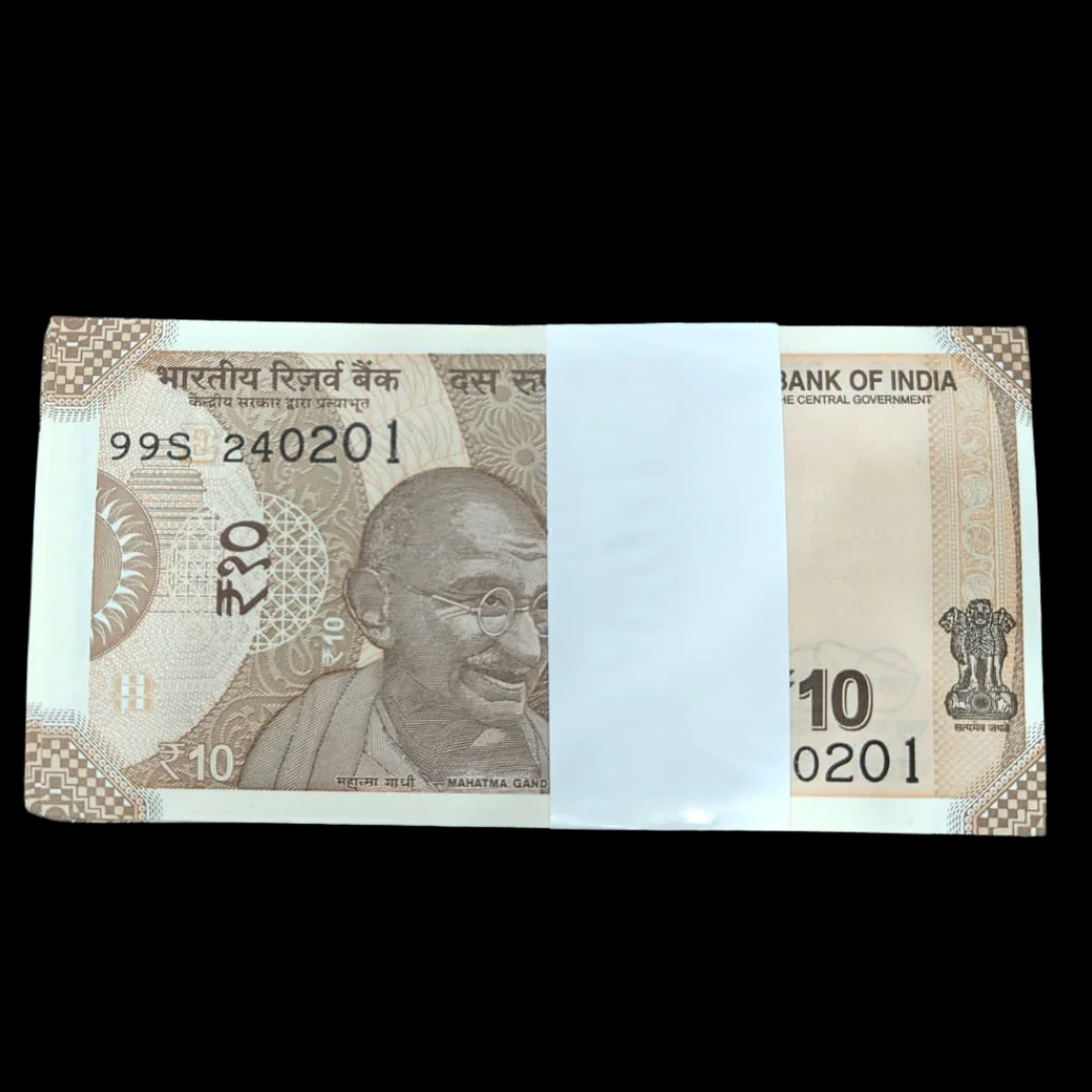 Rs 10 serial birthday packet 240201 February 24 unc condition - Collection Bazzar