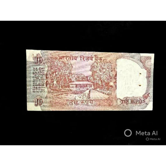 Rs 10 shalimar birthday note 002222 fancy serial number rare - Collection Bazzar