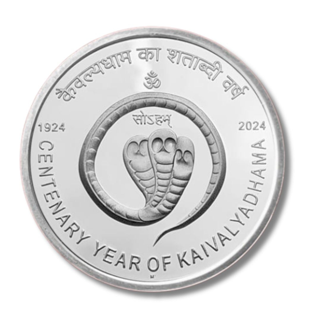 ₹100 Proof Coin – Kaivalyadhama Centenary Year