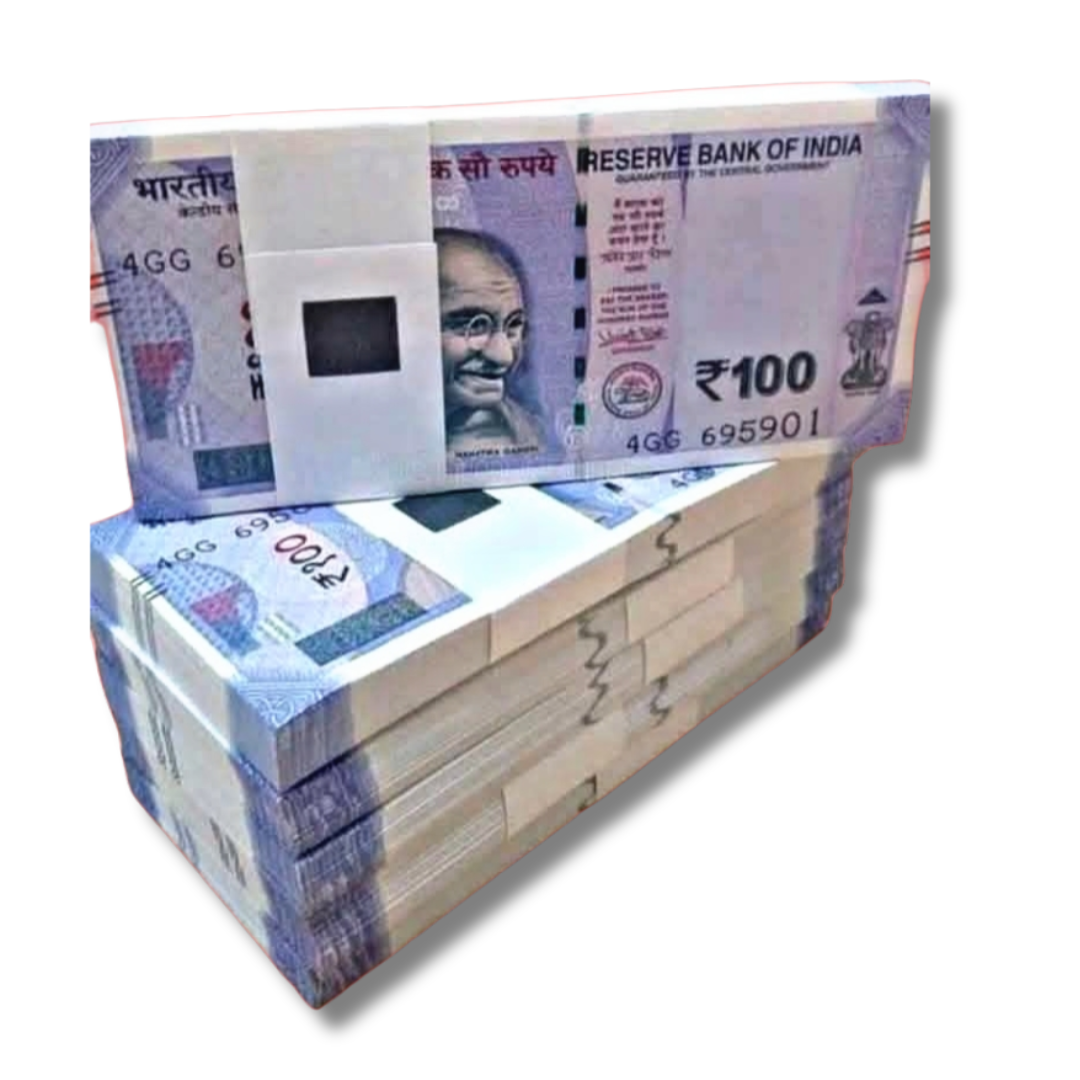 Rs 100 Fresh Notes ā Serial Wise Packet | 100 Notes UNC Condition