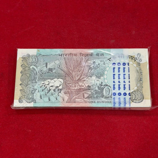 Rs 100 Note Old Issue Packet Serial 873501 | Signed by S Venkatraman | Rare Collectible Item - Collection Bazzar
