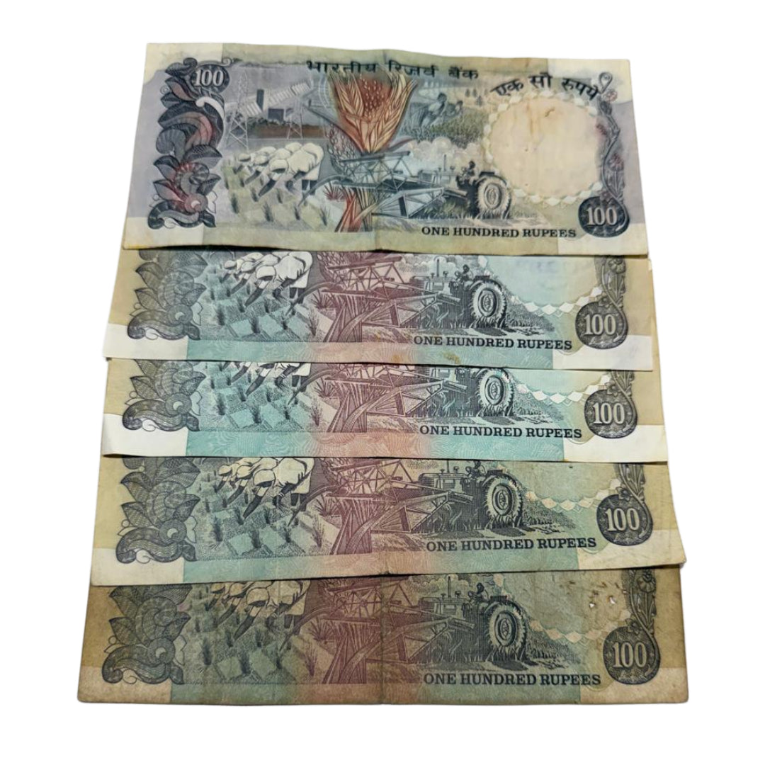 Rs 100 Pink Beauty Note Set of 5