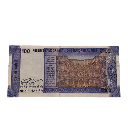 Rs 100 note 786665 starting holy bismillah number gov shaktikant das rare collectible - Collection Bazzar